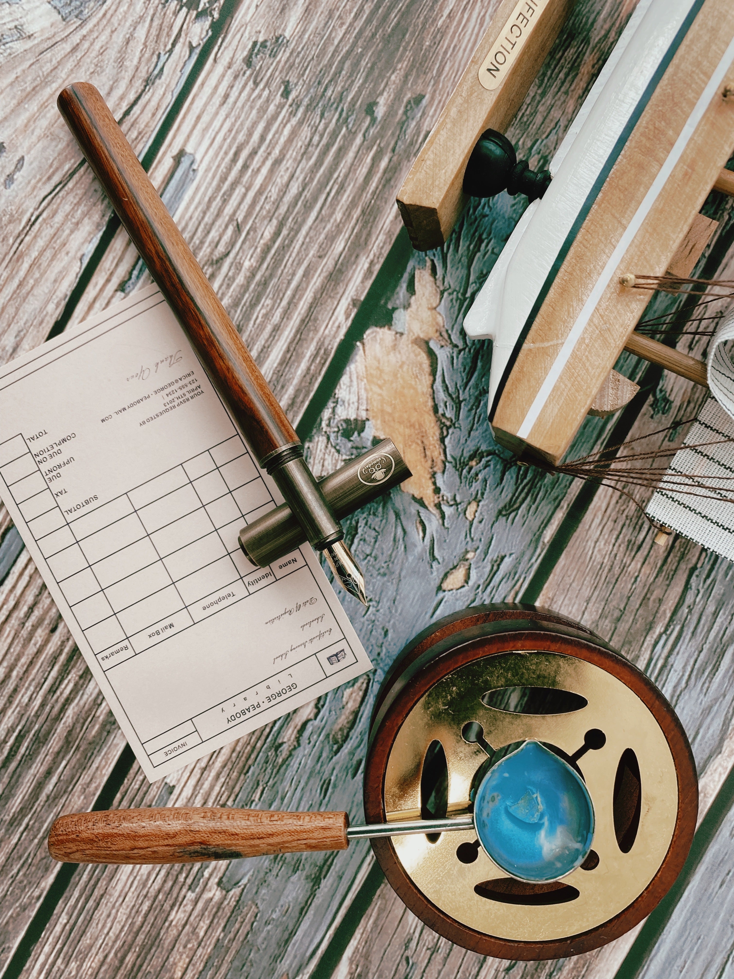 Smith Wooden Fountain Pen 有朝一日 • 文房具 鐵匠 : 木工墨水筆