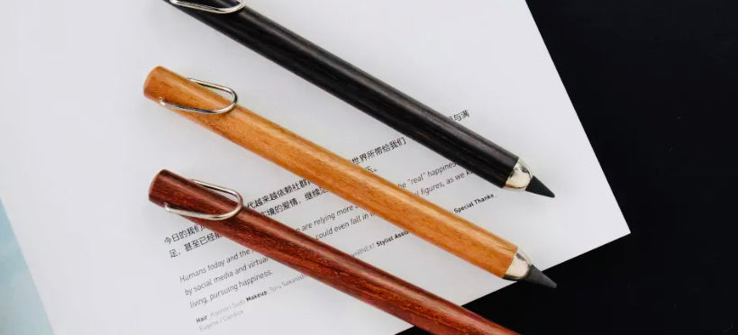 Artisan Endless Pencil [CHESTNUT WOOD] 原木工匠 ; 無盡的鉛筆 不斷墨鉛筆-栗子木