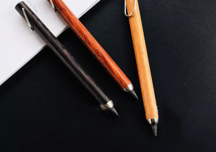 Artisan Endless Pencil [CHESTNUT WOOD] 原木工匠 ; 無盡的鉛筆 不斷墨鉛筆-栗子木